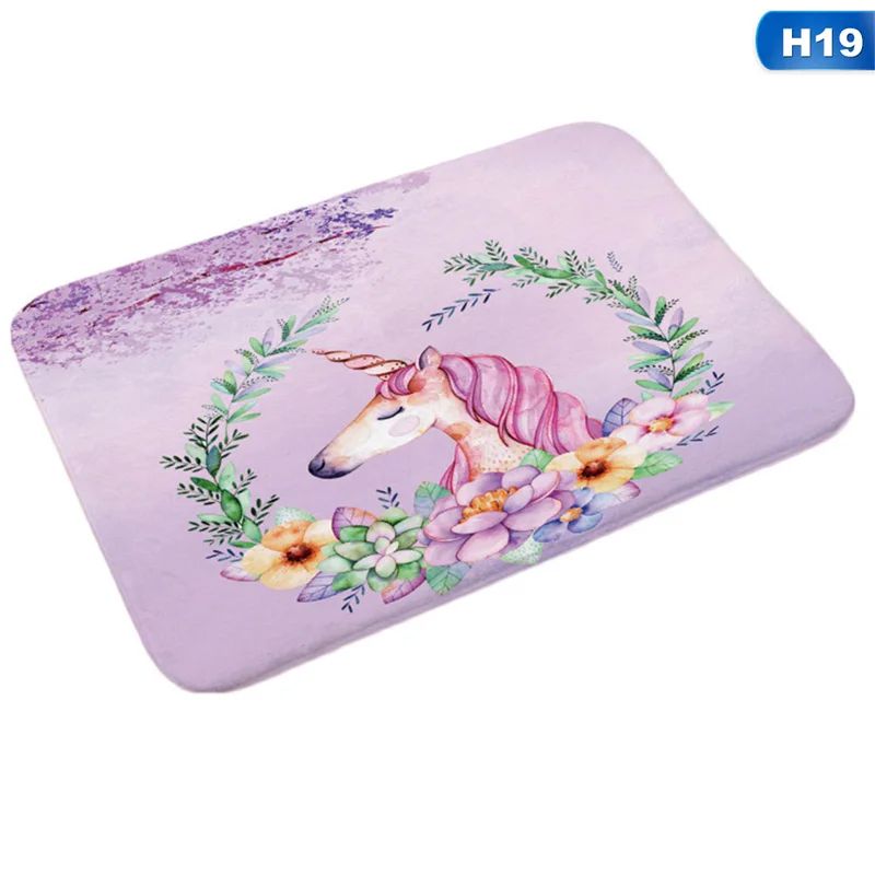 1Pcs 40x60cm New Year door mat Cartoon Unicorn Mat Flannel Digital Printed Mat Home Decoration
1Pcs 40x60cm New Year door mat Cartoon Unicorn Mat Flannel Digital Printed Mat Home Decoration