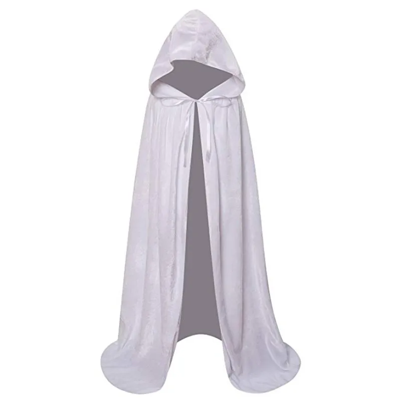 Coldker Halloween Costume Unisex Cosplay Death Cape Long Hooded Cloak Wizard Witch Medieval S-xl Black White Red Coffee Blue 17 Coldker Halloween Costume Unisex Cosplay Death Cape Long Hooded Cloak Wizard Witch Medieval S-xl Black White Red Coffee Blue -Zentai shop online