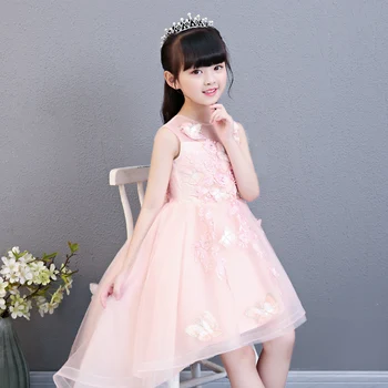 2018 Summer New Children Toddler Infant Pink Color Birthday Wedding Party Front Short Back Long Twil Prom Dress Kids Girls Dress 
2018 Summer New Children Toddler Infant Pink Color Birthday Wedding Party Front Short Back Long Twil Prom Dress Kids Girls Dress