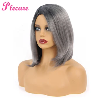 Plecare Ombre Gray Bob Straight Wigs Synthetic Pruiken Wig For Black/White Women Short Cosplay Wigs Heat Resistant Fiber Hair
Plecare Ombre Gray Bob Straight Wigs Synthetic Pruiken Wig For Black/White Women Short Cosplay Wigs Heat Resistant Fiber Hair