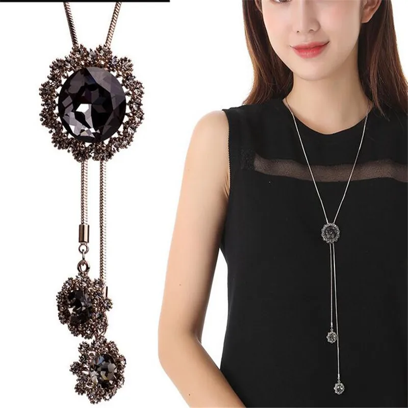 Collier Femme Long Necklaces&Pendants for Women Blue Gray Pendant Statement Necklace Maxi Colar Chain Fashion Jewelry Bijoux
Collier Femme Long Necklaces&Pendants for Women Blue Gray Pendant Statement Necklace Maxi Colar Chain Fashion Jewelry Bijoux