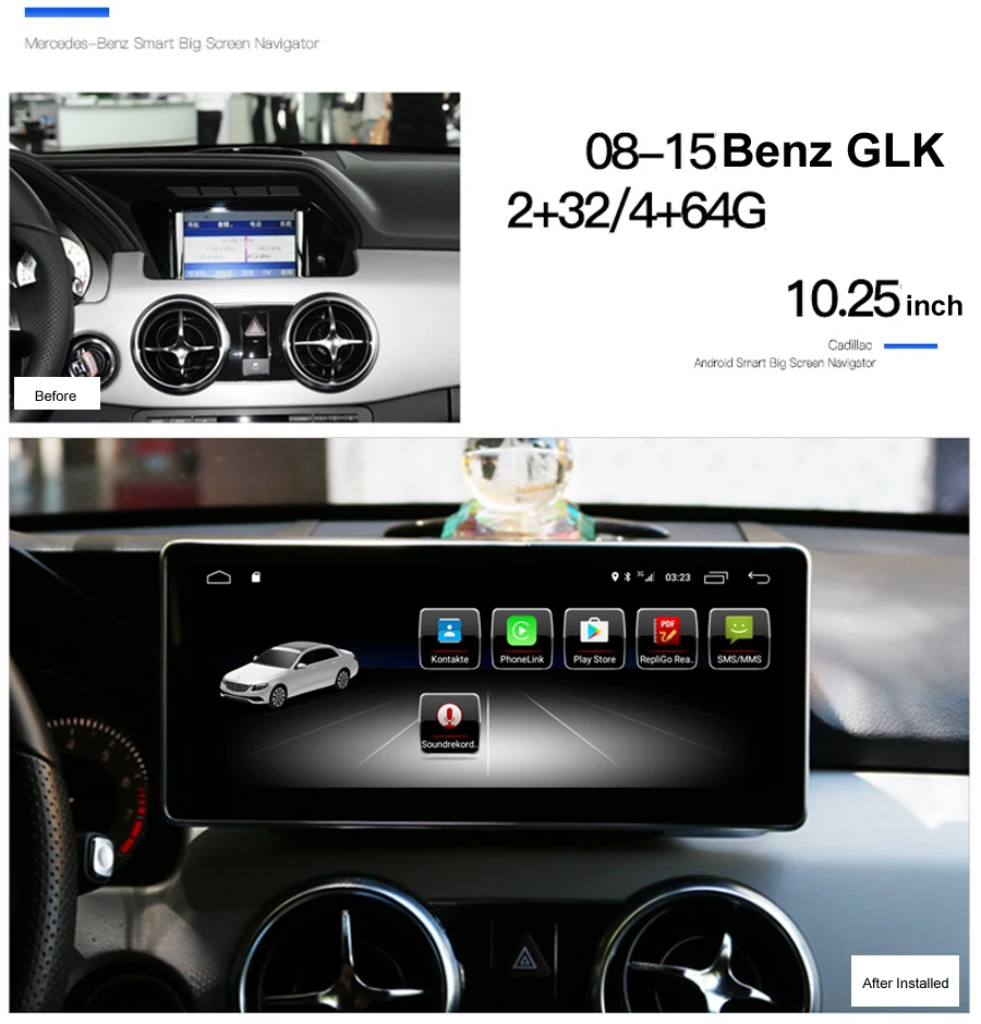Navirider Android 8.0 car gps player for Benz GLK GLK350 GLK250 GLK280 GLK300 radio touch screen stereo head units tape recorder
Navirider Android 8.0 car gps player for Benz GLK GLK350 GLK250 GLK280 GLK300 radio touch screen stereo head units tape recorder