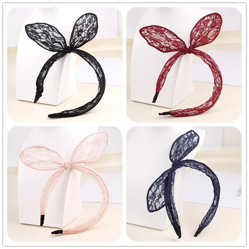 1PC Women Hair Hoops Black Lace Rabbit Ears Headband For Women Girls Hair Bows Hair Accessories Ornaments Headwear Wholesale
1PC Women Hair Hoops Black Lace Rabbit Ears Headband For Women Girls Hair Bows Hair Accessories Ornaments Headwear Wholesale