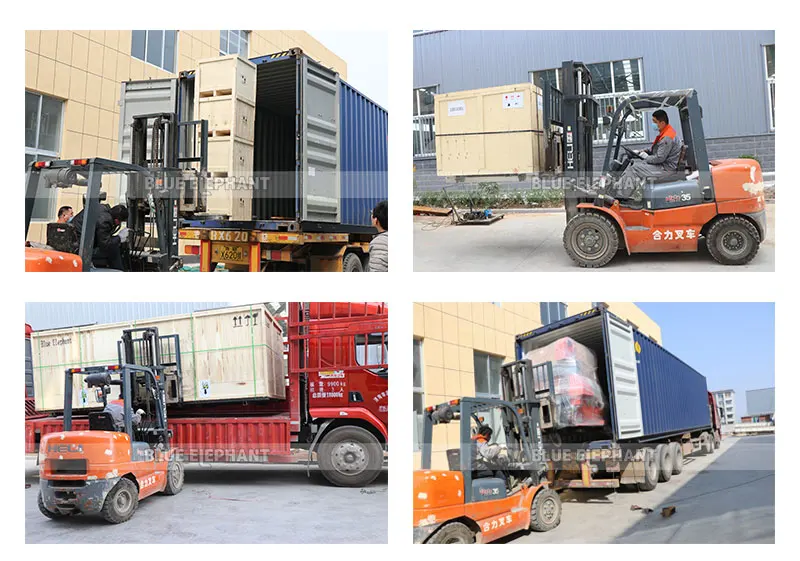 Various sizes of cnc router's packing