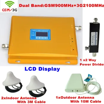 Log Periodic Antenna With Celling Antenna Cover 2 ROOM GSM 900 WCDMA 3G 2100 Signal Repeater Cell Phone Signal Booster
Log Periodic Antenna With Celling Antenna Cover 2 ROOM GSM 900 WCDMA 3G 2100 Signal Repeater Cell Phone Signal Booster