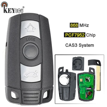 KEYECU 868MHz PCF7952 Chip CAS3 System Replacement Keyless-go 3 Button Remote Key Fob for BMW 1 3 5 Series x5 x6
KEYECU 868MHz PCF7952 Chip CAS3 System Replacement Keyless-go 3 Button Remote Key Fob for BMW 1 3 5 Series x5 x6