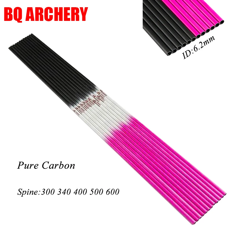 6pcs Archery Carbon Arrows Shaft Pink Spine300-600 Lenght 30inch 32inch Compound Longbow Bow and Arrow Accessories Hunting
6pcs Archery Carbon Arrows Shaft Pink Spine300-600 Lenght 30inch 32inch Compound Longbow Bow and Arrow Accessories Hunting
