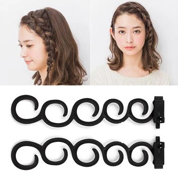 DIY Accessories Easy To Use Elegant Hair Style Hot Hair Braiding Tool Hair Twist with Hook Hair Edge Twist Curler Styling Tool 
DIY Accessories Easy To Use Elegant Hair Style Hot Hair Braiding Tool Hair Twist with Hook Hair Edge Twist Curler Styling Tool