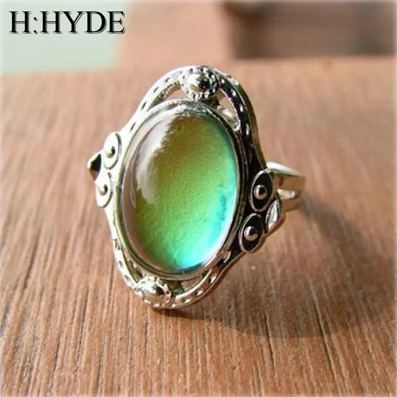 H:HYDE Rings For Woman Temperature Changing Color Natural Stone Rings For Lovers Gift Creative Jewelry Opal Ring For Party
H:HYDE Rings For Woman Temperature Changing Color Natural Stone Rings For Lovers Gift Creative Jewelry Opal Ring For Party