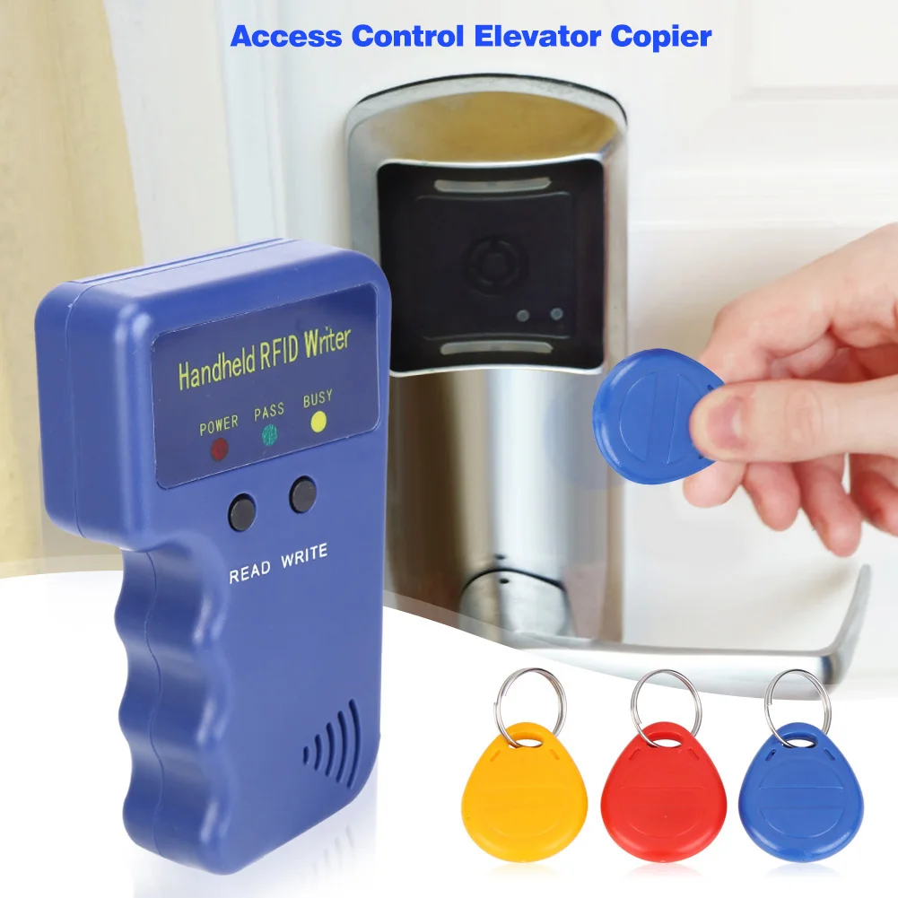 Copier Writer Duplicator Programmer ID Card Copy portable RFID Card Readers Handheld 125Khz RFID Card Reader
Copier Writer Duplicator Programmer ID Card Copy portable RFID Card Readers Handheld 125Khz RFID Card Reader