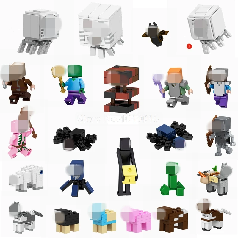 Minecraft Legoing Action Figures Building Block Bricks Steve Zombie Pigman Ghast Wither Compatible Legoings Minecraft Kids Toy
Minecraft Legoing Action Figures Building Block Bricks Steve Zombie Pigman Ghast Wither Compatible Legoings Minecraft Kids Toy