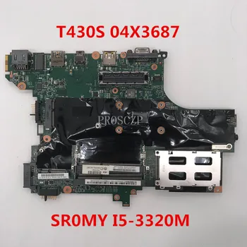 Free shipping For Thinkpad T430S T430SI Laptop motherboard 04X3687 With SR0MY I5-3320M CPU HM76 working well
Free shipping For Thinkpad T430S T430SI Laptop motherboard 04X3687 With SR0MY I5-3320M CPU HM76 working well