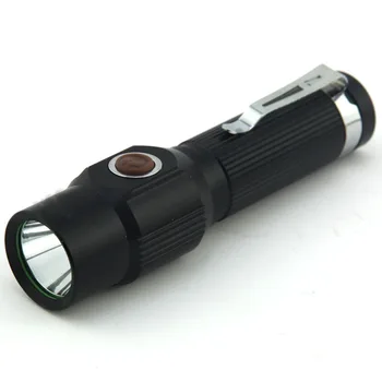 2000LM 3-Modes Rechargeable Mini LED Flashlight Torch With Clip (18650 Battery Not Included) Black Brown Golden 3 Colors
2000LM 3-Modes Rechargeable Mini LED Flashlight Torch With Clip (18650 Battery Not Included) Black Brown Golden 3 Colors