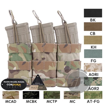 Emerson Tactical 5.56 .223 Modular Triple Open Top Magazine Pouch Emersongear Mag Carrier MOLLE PALS Webbing W/Pull BungeeTabs 
Emerson Tactical 5.56 .223 Modular Triple Open Top Magazine Pouch Emersongear Mag Carrier MOLLE PALS Webbing W/Pull BungeeTabs