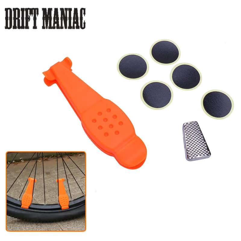 Bike Tire Repair Kits With 5PCS Glue Tire Patch 3 in 1 Tire Levers & Sanding Tool MTB Bicycle Repair Tools
Bike Tire Repair Kits With 5PCS Glue Tire Patch 3 in 1 Tire Levers & Sanding Tool MTB Bicycle Repair Tools