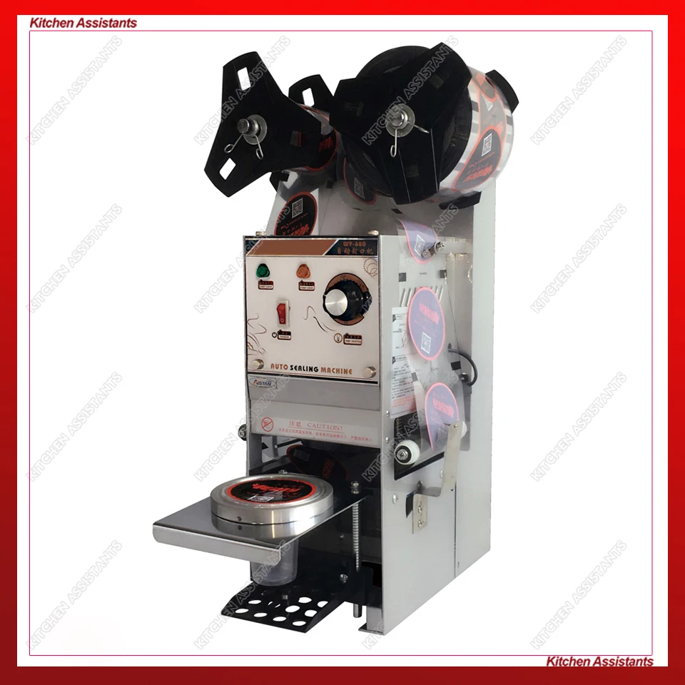 WY802F electric desktop automatic cup bottle sealing machine for Milk tea shop coffee bar 
WY802F electric desktop automatic cup bottle sealing machine for Milk tea shop coffee bar