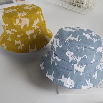 INS Style Baby Cartoon Animal Pattern Sun Hat Strap Cotton Fisherman Hat Kids Headwear
INS Style Baby Cartoon Animal Pattern Sun Hat Strap Cotton Fisherman Hat Kids Headwear