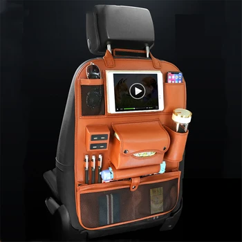New Car seat leather storage bag Seat back organizer Pu Leather Multifunction pocket stowing Tidying auto accessories
New Car seat leather storage bag Seat back organizer Pu Leather Multifunction pocket stowing Tidying auto accessories