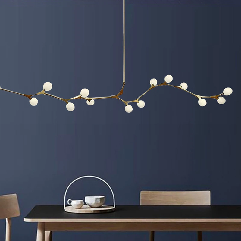 Postmodern LED chandelier lighting living room hanging lights home fixtures Nordic bedroom lamp Glass ball suspension luminaires
Postmodern LED chandelier lighting living room hanging lights home fixtures Nordic bedroom lamp Glass ball suspension luminaires