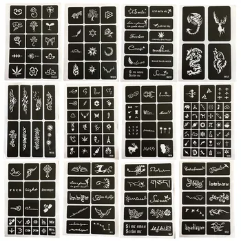 12 Sheets DIY Airbrush Paint Mehndi Henna Indian Tattoo Template Cool Small Unisex Henna Tattoo Stencil Bird Fly Pattern
12 Sheets DIY Airbrush Paint Mehndi Henna Indian Tattoo Template Cool Small Unisex Henna Tattoo Stencil Bird Fly Pattern