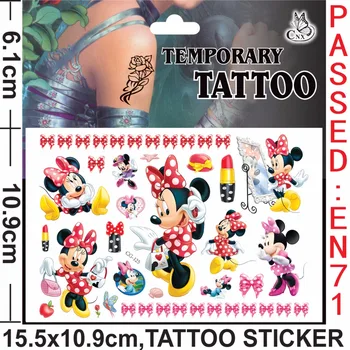 4PCS/lot temporary tattoo sticker of Mikey Minnie theme stickers for children party present, kids birthday present, party favor
4PCS/lot temporary tattoo sticker of Mikey Minnie theme stickers for children party present, kids birthday present, party favor