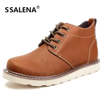 Men Leather Ankle Boots Autumn Winter Short Boots Male Fashion Footwear Lace Up Shoes Men High Quality Vintage Shoes AA10258
Men Leather Ankle Boots Autumn Winter Short Boots Male Fashion Footwear Lace Up Shoes Men High Quality Vintage Shoes AA10258