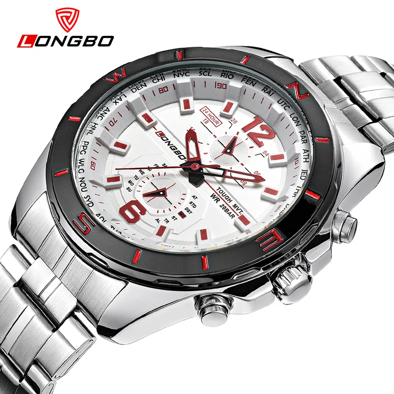 LONGBO Luxury Men Watch Business Stainless Steel Quartz Watches Sports Dial Clock For Men Military WristWatch Relogio Masculino
LONGBO Luxury Men Watch Business Stainless Steel Quartz Watches Sports Dial Clock For Men Military WristWatch Relogio Masculino