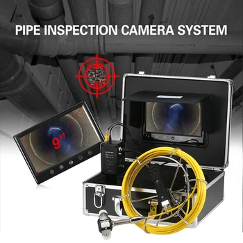 9 Inch 20M/30/40M Pipe Inspection Camera Drain Sewer Pipeline Industrial Endoscope Snake Camera
9 Inch 20M/30/40M Pipe Inspection Camera Drain Sewer Pipeline Industrial Endoscope Snake Camera