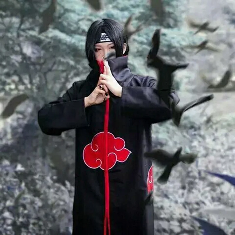 Uchiha Itachi Akatsuki cosplay costumes cloak Japanese anime NARUTO clothing Halloween costumes Spot supply
Uchiha Itachi Akatsuki cosplay costumes cloak Japanese anime NARUTO clothing Halloween costumes Spot supply
