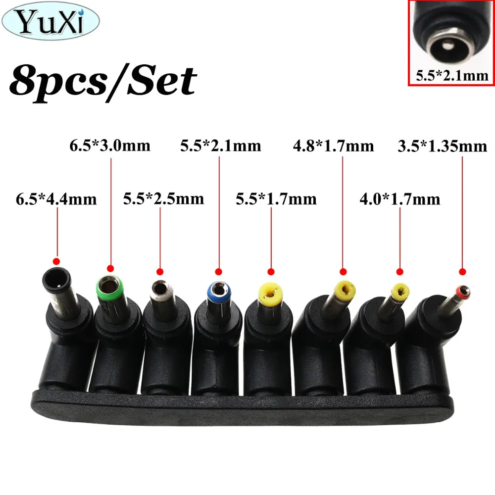 YuXi 8pcs 5.5*2.1mm for Notebook Laptop AC DC Power Charger Supply Adapter Tips Connector Jack to Plug Charging for Tablets PC
YuXi 8pcs 5.5*2.1mm for Notebook Laptop AC DC Power Charger Supply Adapter Tips Connector Jack to Plug Charging for Tablets PC