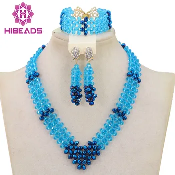 Popular Blue Crystal Wedding Jewelry Sets for Brides African Women Engagement Celebration Beads Jewelry Set Free Shipping QW756
Popular Blue Crystal Wedding Jewelry Sets for Brides African Women Engagement Celebration Beads Jewelry Set Free Shipping QW756