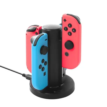 4 in 1 Joy-Con Charger Dock Station LED Charging Charge Stand Holder with Micro USB Cable For Nintendo Switch Joy-Con/Pro 612#2
4 in 1 Joy-Con Charger Dock Station LED Charging Charge Stand Holder with Micro USB Cable For Nintendo Switch Joy-Con/Pro 612#2
