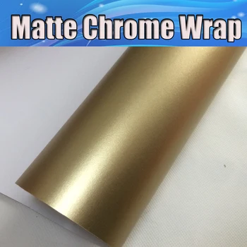 Satin champagne Gold Vinyl Wrap Film with Air Bubble Free Matte Chrome stickers covering PROTWRAPS Size 1.52x20m
Satin champagne Gold Vinyl Wrap Film with Air Bubble Free Matte Chrome stickers covering PROTWRAPS Size 1.52x20m