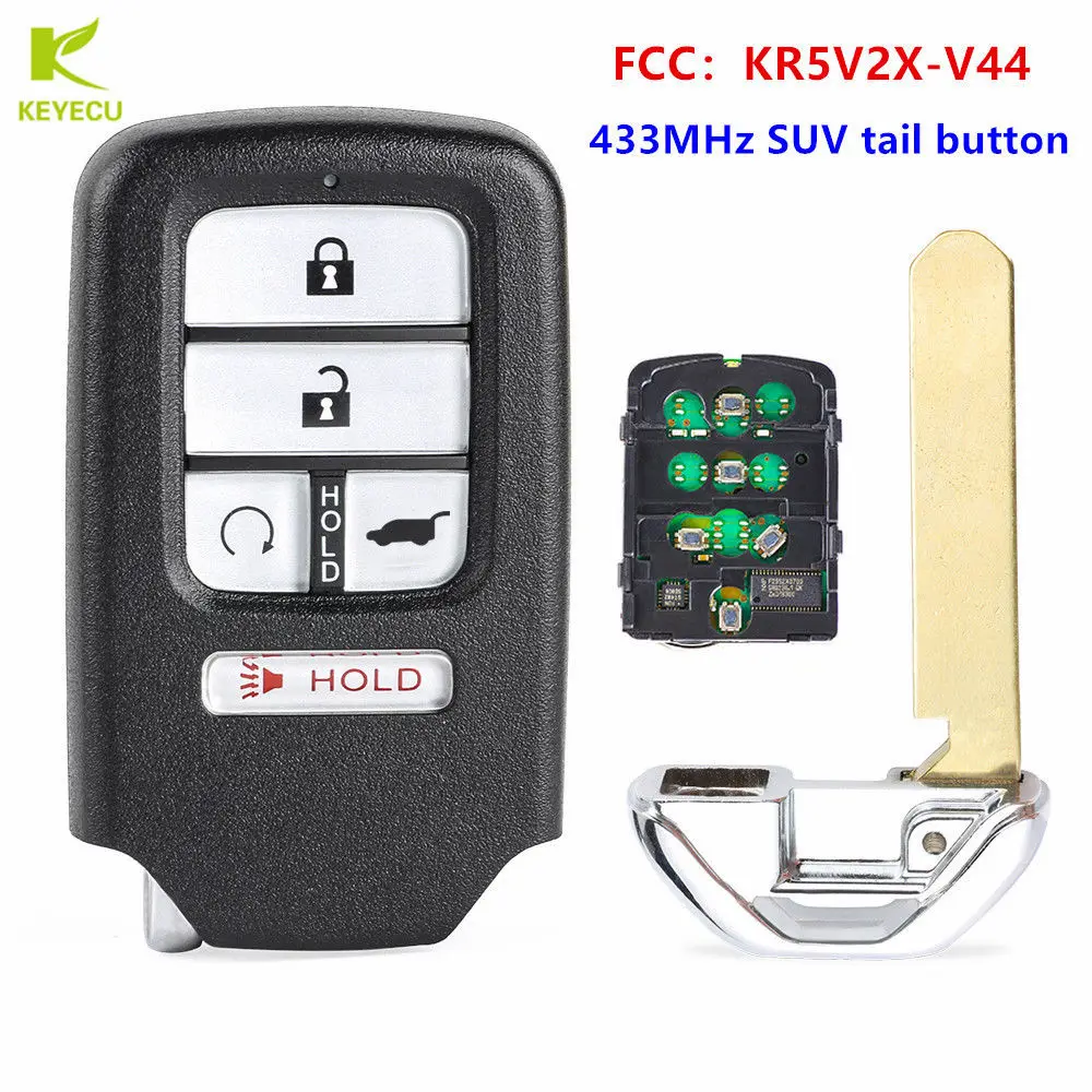 KEYECU Replacement Smart Remote Key Fob 433MHz ID47 Chip for Honda 2017 CR-V 2016-2017 Pilot ,FCC ID: KR5V2X
KEYECU Replacement Smart Remote Key Fob 433MHz ID47 Chip for Honda 2017 CR-V 2016-2017 Pilot ,FCC ID: KR5V2X