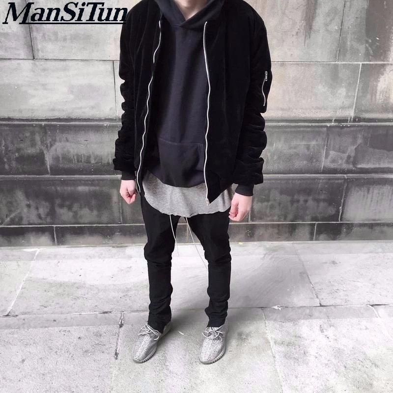 2019 New fashion Kanye West Oversized Jackets Vintage Wine Red Velvet Fabric Pleated Sleeve Designer Bomber Jacket
2019 New fashion Kanye West Oversized Jackets Vintage Wine Red Velvet Fabric Pleated Sleeve Designer Bomber Jacket