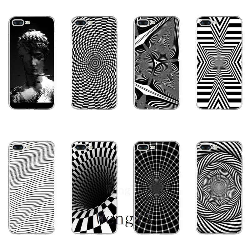 art black and white Psychedelic trippy Slim silicone TPU Soft phone case For iPhone X 8 8plus 7 7plus 6 6s plus 5 5s 5c SE 4 4s
art black and white Psychedelic trippy Slim silicone TPU Soft phone case For iPhone X 8 8plus 7 7plus 6 6s plus 5 5s 5c SE 4 4s