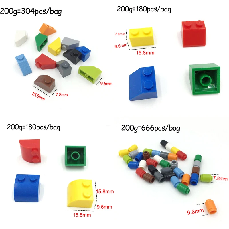 DOLLRYGA 200g/ bag Building Block DIY Bulk Building Block Irregular Shape Roof Wall Pipeline Compatible Legoing New Arrived
DOLLRYGA 200g/ bag Building Block DIY Bulk Building Block Irregular Shape Roof Wall Pipeline Compatible Legoing New Arrived