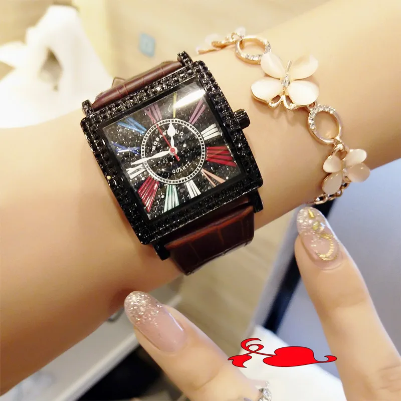 2019 Full Rhinestone Dial Roman Scales Wild Fashion Student Watch Casual Style Ladies Student Quartz Watch New Fashion
2019 Full Rhinestone Dial Roman Scales Wild Fashion Student Watch Casual Style Ladies Student Quartz Watch New Fashion