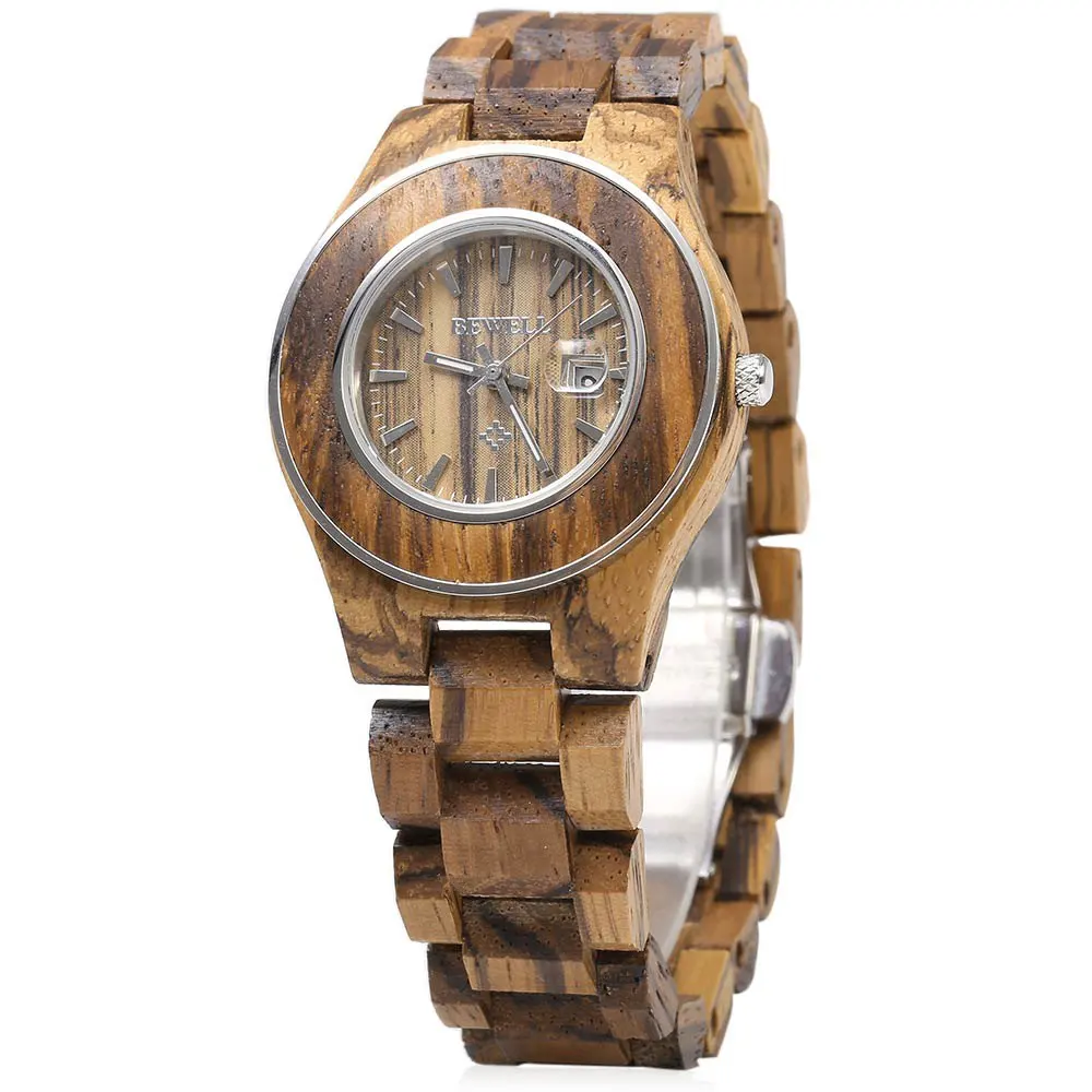 Bewell Women Wooden Quartz Watch, Calendar Luminous Pointer Female Fashion Wrist Watches, Ladies Elegant Watches
Bewell Women Wooden Quartz Watch, Calendar Luminous Pointer Female Fashion Wrist Watches, Ladies Elegant Watches