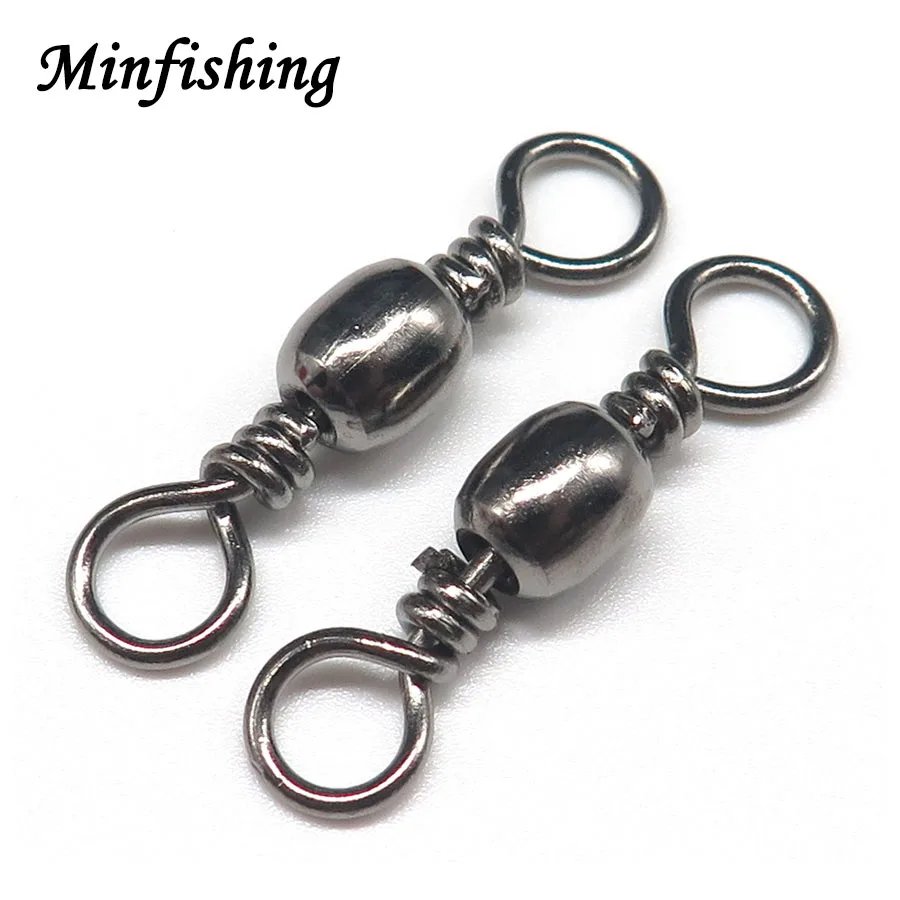 Minfishing 50pcs/lot Fishing Swivel ZX Barrel Swivel Stainless Steel Sea Fishing Hooks Connector Rolling Swivel for Sea Fishing
Minfishing 50pcs/lot Fishing Swivel ZX Barrel Swivel Stainless Steel Sea Fishing Hooks Connector Rolling Swivel for Sea Fishing