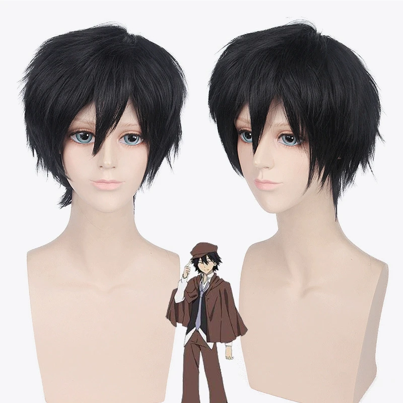 Bungo Stray Dogs Edogawa Ranpo Cosplay Wig Anime Game Wig 30cm Short Black Synthetic Hair for Costume Halloween Party
Bungo Stray Dogs Edogawa Ranpo Cosplay Wig Anime Game Wig 30cm Short Black Synthetic Hair for Costume Halloween Party