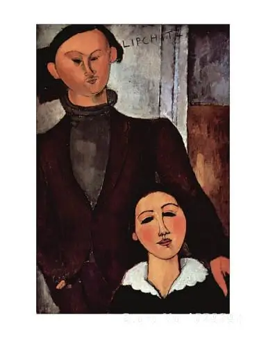 

Portrait of Jacques and Berthe Lipchitz Amedeo Modigliani painting for sale Hand painted High quality