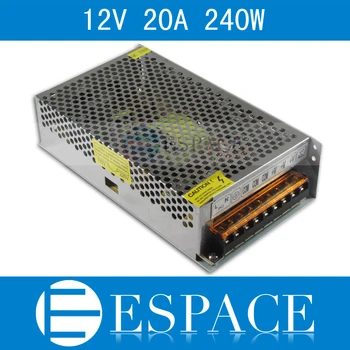 12V 20A 240W Switching Power Supply Driver for LED Strip AC 100-240V Input to DC 12V free shipping
12V 20A 240W Switching Power Supply Driver for LED Strip AC 100-240V Input to DC 12V free shipping