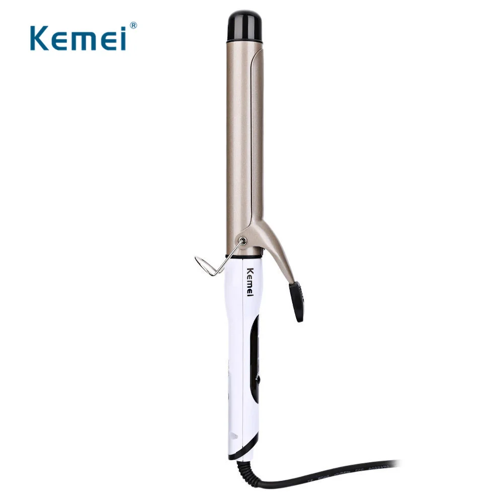 Kemei KM-1001A Ceramic Coating Negative Ions Hair Curler Rapid Heating Curling Iron 4 Levels Adjustable Hair Curler
Kemei KM-1001A Ceramic Coating Negative Ions Hair Curler Rapid Heating Curling Iron 4 Levels Adjustable Hair Curler