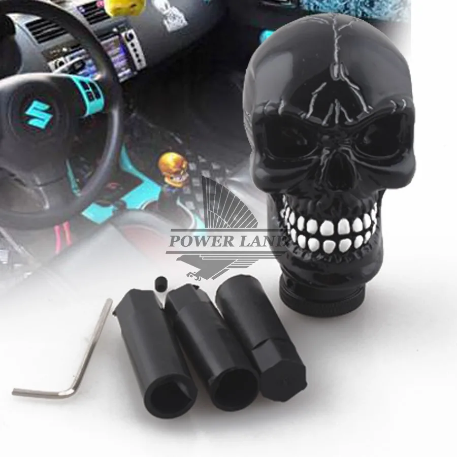 Car Styling Modified Skull Head Gear Shift Knob Auto Gear Racing Manual Auto Black Shift Knob Shifter Lever Resin Universal Fit
Car Styling Modified Skull Head Gear Shift Knob Auto Gear Racing Manual Auto Black Shift Knob Shifter Lever Resin Universal Fit