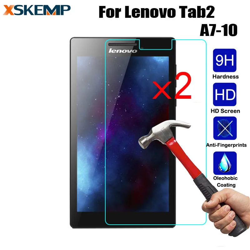 XSKEMP 2Pcs/Lot Anti-glare Toughened Tempered Glass For Lenovo Tab2 A7-10 Tablet Screen Protector Ultra Clear 9H Protective Film
XSKEMP 2Pcs/Lot Anti-glare Toughened Tempered Glass For Lenovo Tab2 A7-10 Tablet Screen Protector Ultra Clear 9H Protective Film