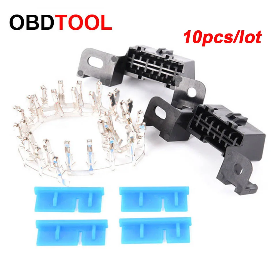 10pcs 16pin Obd2 Connector OBD 16Pin Female Angle Connector OBD 2 Female Wire Sockets Connector Obd Ii Adapter Diagnostic Tools
10pcs 16pin Obd2 Connector OBD 16Pin Female Angle Connector OBD 2 Female Wire Sockets Connector Obd Ii Adapter Diagnostic Tools