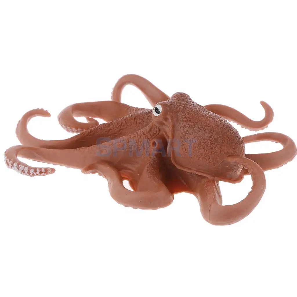 Animals Figure Toys Farm/Jungle/Sea Octopus Animals Model Aquarium Toys Realistic Wild Pastic Figurine Kid Educational Toy
