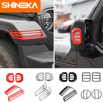 SHINEKA Car Wheel Eyebrow Lamp Rearview mirror turn signal Headlights taillights Cover Kit Accessories For Jeep Wrangler JL 2018
SHINEKA Car Wheel Eyebrow Lamp Rearview mirror turn signal Headlights taillights Cover Kit Accessories For Jeep Wrangler JL 2018