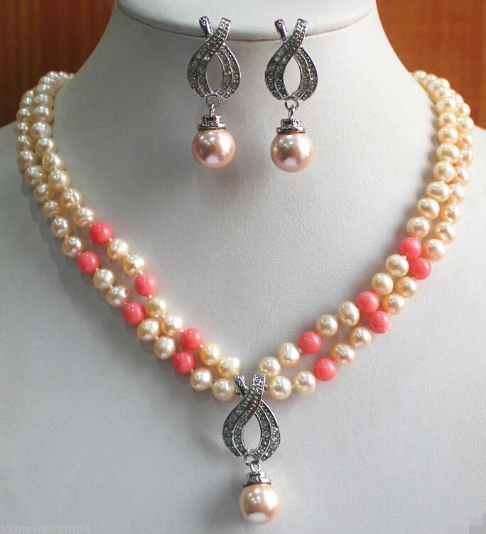 free shipping 07830 2 Rows Yellow/Orange Shell Pearl/Jade Necklace Earring Pendant set
free shipping 07830 2 Rows Yellow/Orange Shell Pearl/Jade Necklace Earring Pendant set